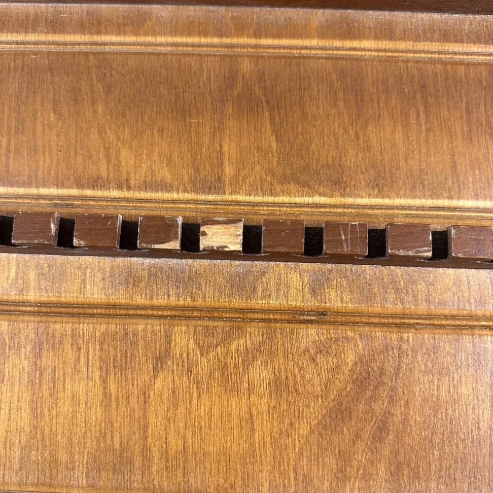Vintage Wooden Souvenir Spoon Display Rack Wall Hanging 64 Slot Carved Floral